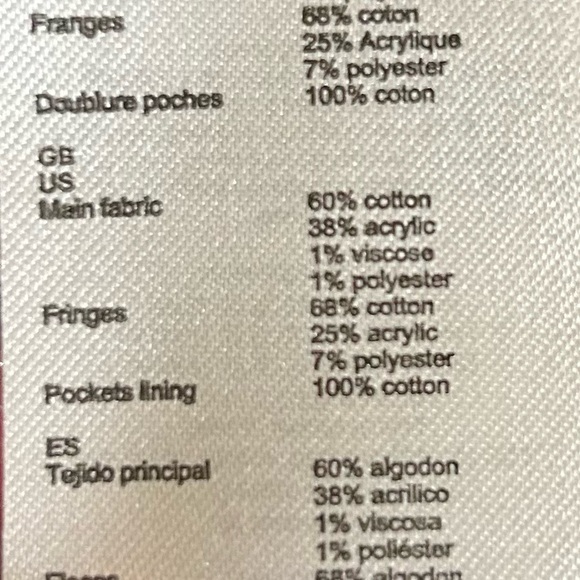 Maje Black/Red/White Shacket - Picture 8 of 9
